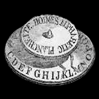 Holmes' Alphabetic Planchette, circa 1868